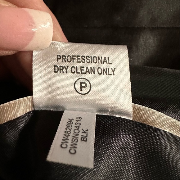 Calvin Klein Wool Blend Black Coat - Picture 5 of 5